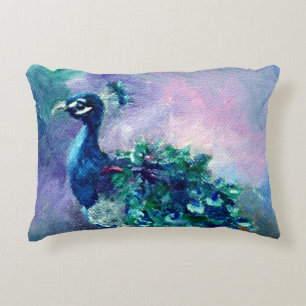 Glorious Peacock II Decorative Cushion