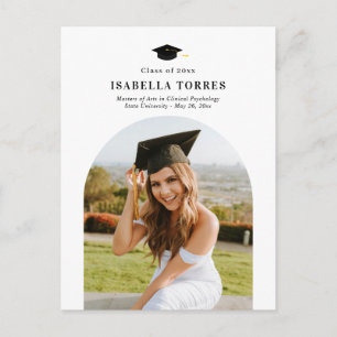 Glorious Peak Graduation Announcement Postcard