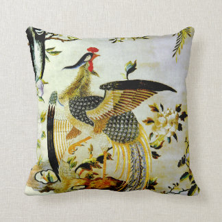Glorious phoenix antique Chinese embroidery Cushion