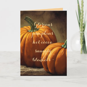 GLORIOUS PUMPKINS THINKING ABOUT YOU CARD
