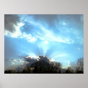 GLORIOUS SETTING SUN poster
