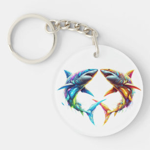 Glorious Shark Key Ring