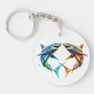 Glorious Shark Key Ring