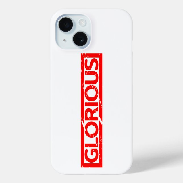 Glorious Stamp Case-Mate iPhone Case (Back)