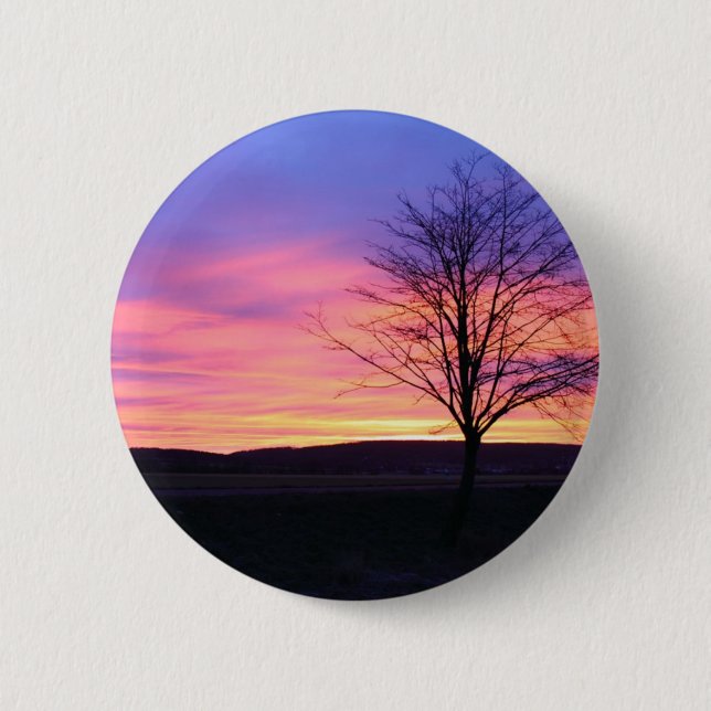Glorious Sunrise 6 Cm Round Badge (Front)
