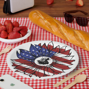 Glorious Veterans Paper Plate