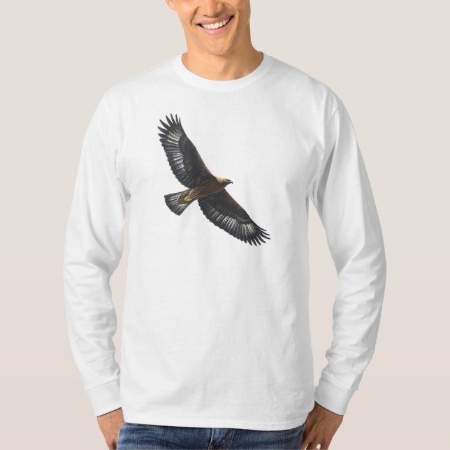 Glorius Golden Eagle Soaring T-Shirt (Front)