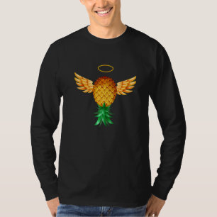 Glory Angel Wings Swinger Upside Down Pineapple Ha T-Shirt