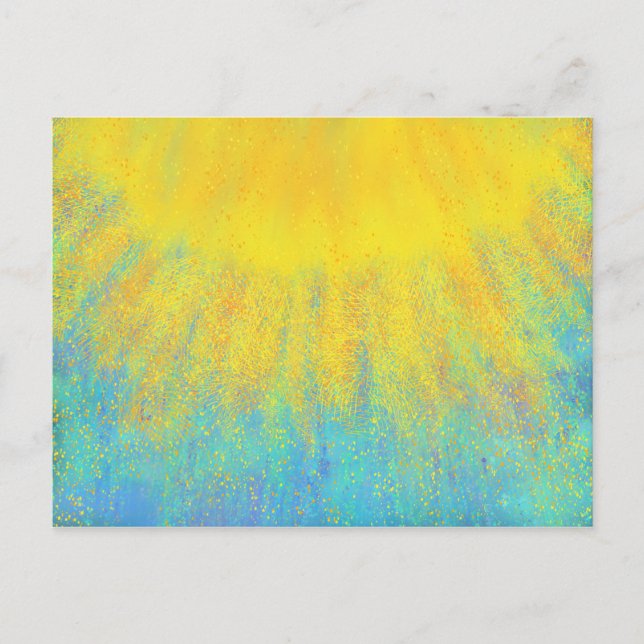 Glory Christian Contemporary Modern Art Painting Postcard (Front)