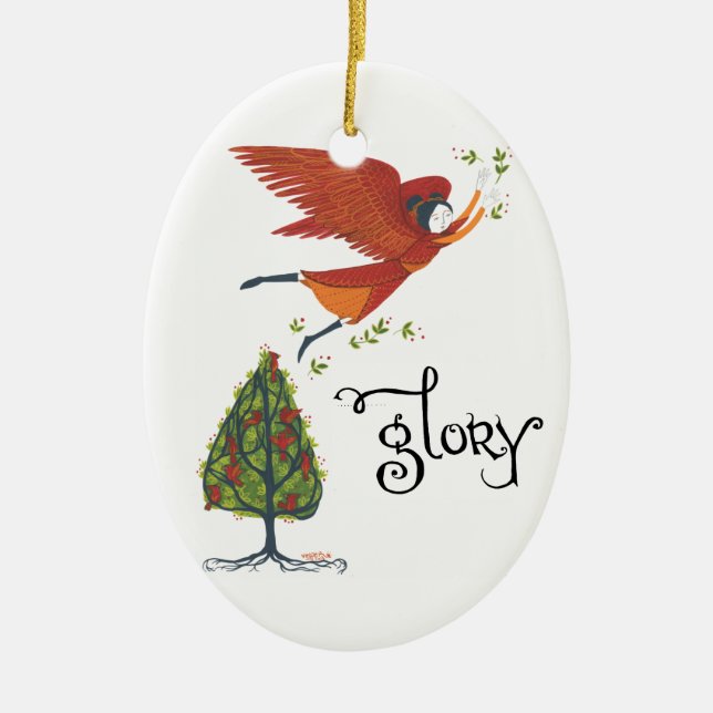 "Glory" Christmas Ornament (Front)