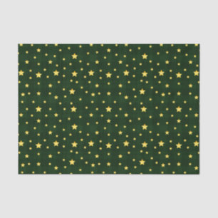 Glory Gold Stars Tartan Tissue Paper