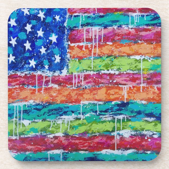 Glory Hard Plastic Coaster (Front)