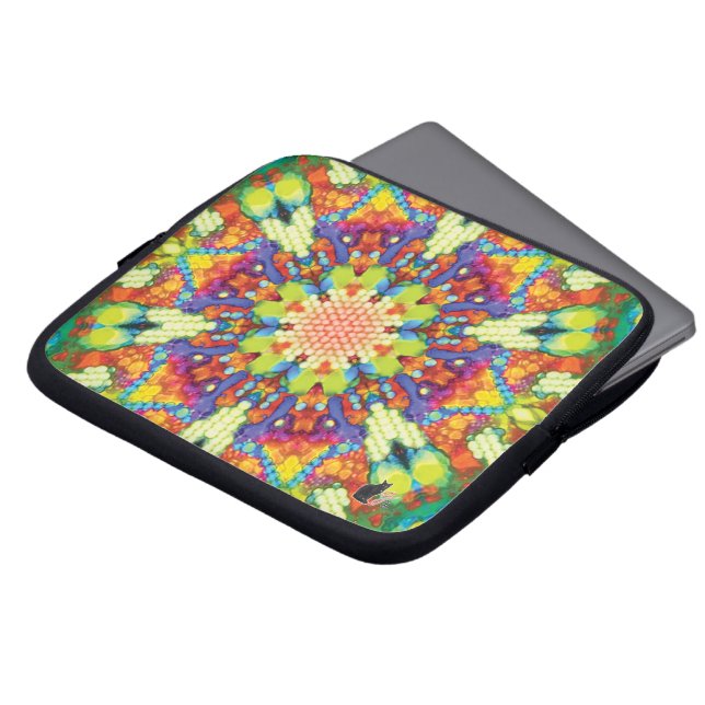 Glory Kaleidoscope Laptop Sleeve (Front Top)