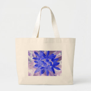 Glory Of The Snow Shocking Blue Jumbo Tote Bag