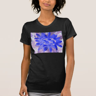 Glory Of The Snow Shocking Blue Ladies T Shirt