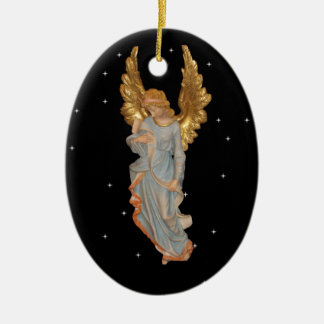 Glory Shone and They Were Afraid Ceramic Tree Decoration