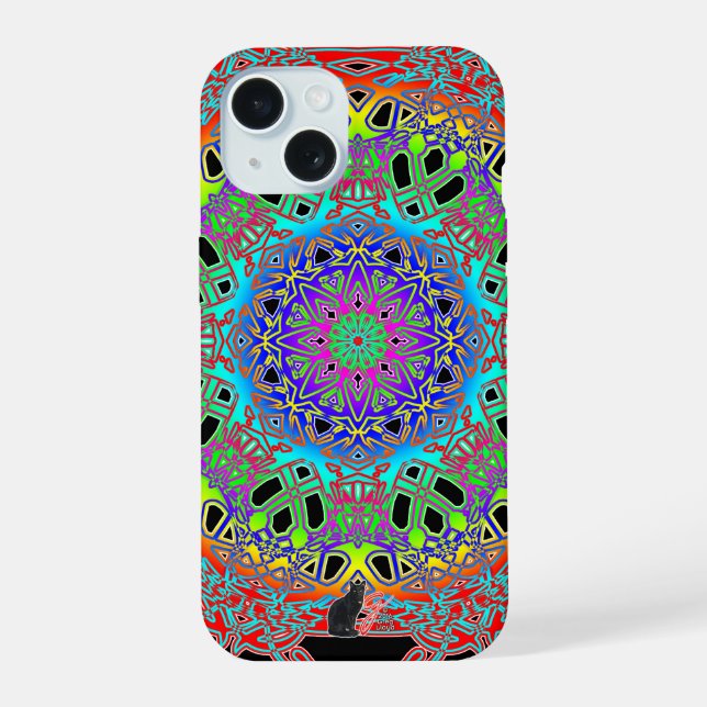 Glory Spectra Glyph iPhone 15 Case (Back)