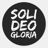 Glory To God Alone Quote Reformation Soli Deo Glor