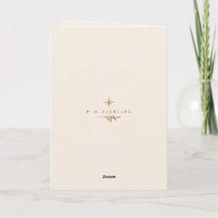 Glory to God Angels and Shepherds Christmas Card