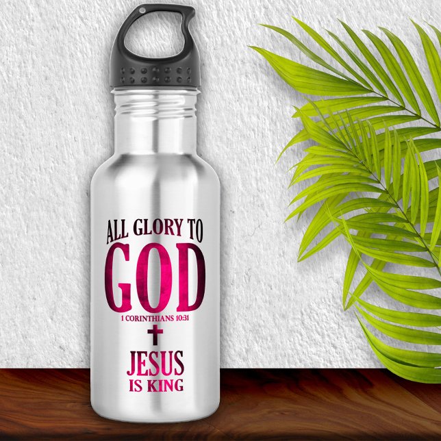 Glory to God Christian 532 Ml Water Bottle (Creator Uploaded)