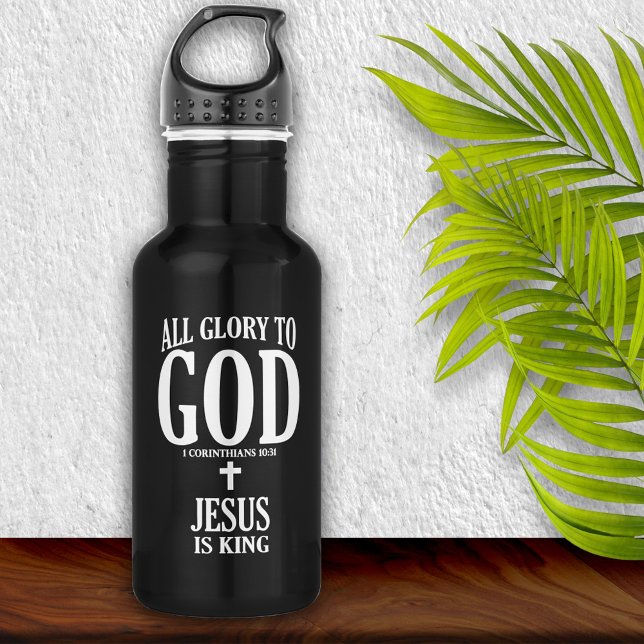 Glory to God Christian 532 Ml Water Bottle (Creator Uploaded)