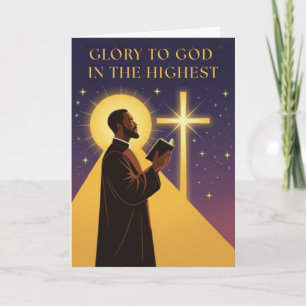 Glory to God Christmas Card