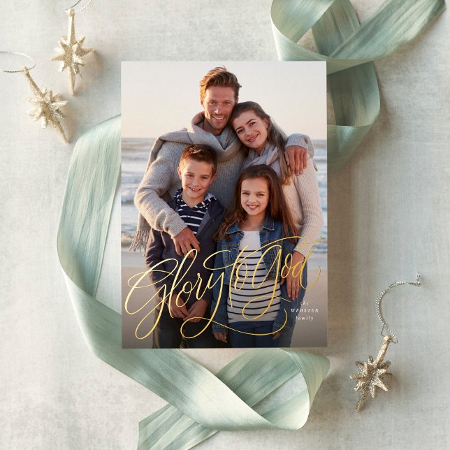 Glory to God elegant religious photo Christmas (Creator Uploaded)