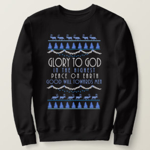 Glory to God in the Highest Christmas Sweatshirt