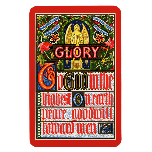 Glory to God in the Highest... Magnet (Vertical)