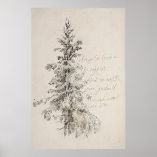 Glory to God in the highest poster