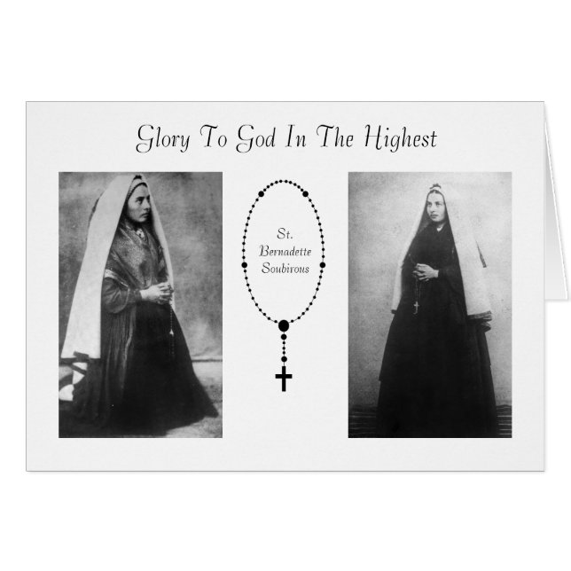 GLORY TO GOD IN THE HIGHEST PRAY THE ROSARY (Front Horizontal)