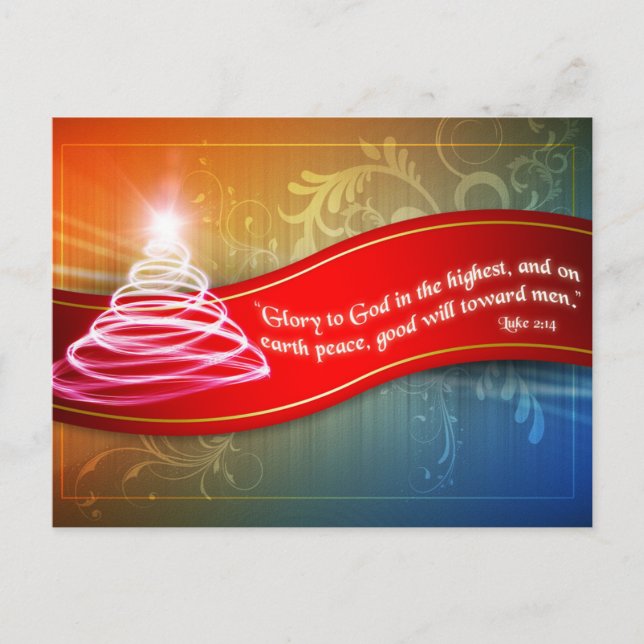 Glory to God Postcard (Front)