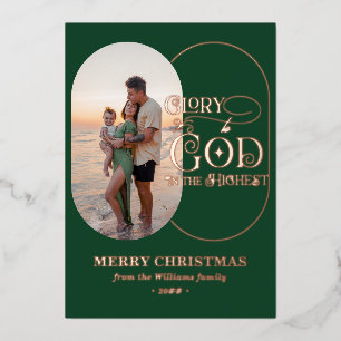 Glory to God Religious Christian 2 Photo Script