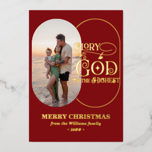 Glory to God Religious Christian 2 Photo Script