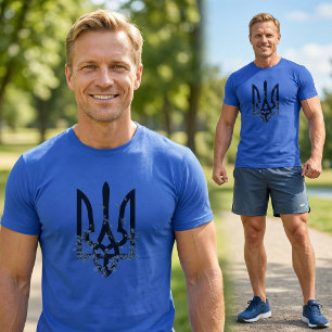 Glory to Heroes. UKRAINE. Trident. Tri-Blend Shirt