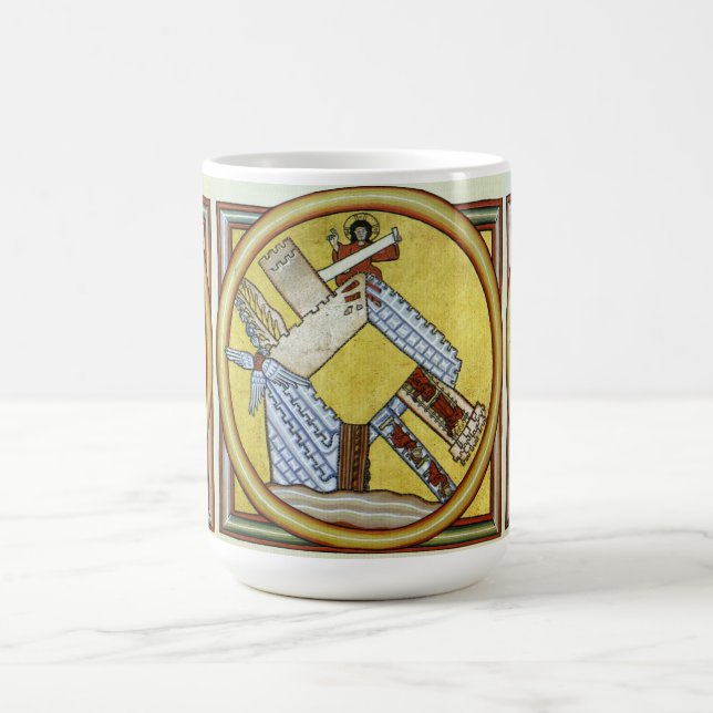 glory to hildegard of bingen coffee mug (Center)