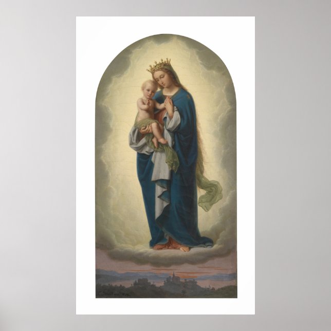 Glory To Jesus And Mary (30 x 50 Extra Large) Poster (Front)
