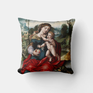Glory To Jesus And Mary Cushion