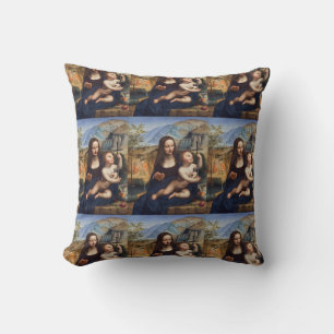 Glory to Jesus And Mary Cushion