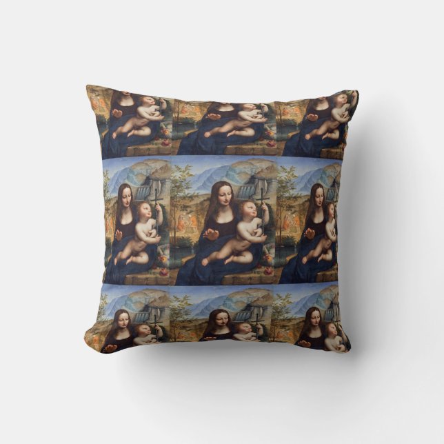 Glory to Jesus And Mary Cushion (Front)