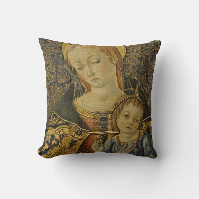 GLORY TO JESUS AND MARY CUSHION (Front)