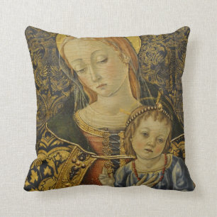 GLORY TO JESUS AND MARY CUSHION