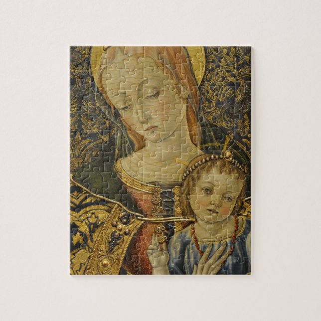 GLORY TO JESUS AND MARY JIGSAW PUZZLE (Vertical)