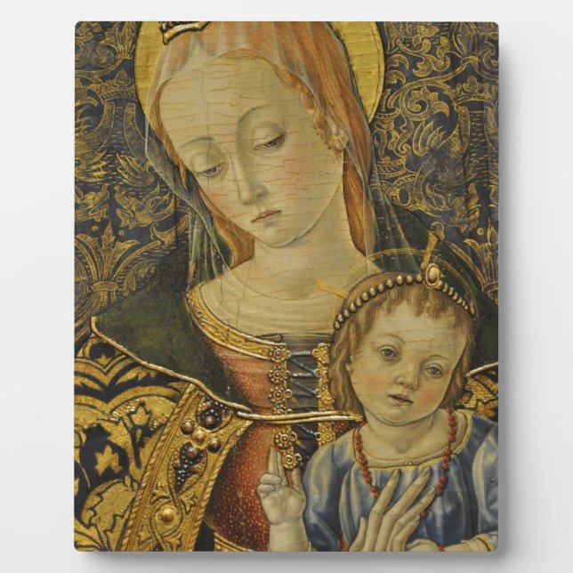 GLORY TO JESUS AND MARY PLAQUE (Front)