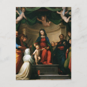 GLORY TO JESUS AND MARY POSTCARD
