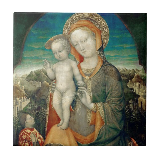 GLORY TO JESUS AND MARY TILE (Front)