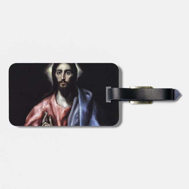 GLORY TO JESUS CHRIST LUGGAGE TAG (Back Horizontal)
