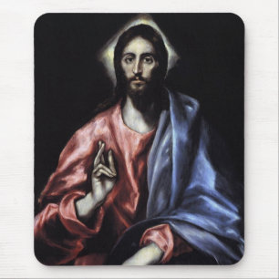 GLORY TO JESUS CHRIST MOUSE PAD