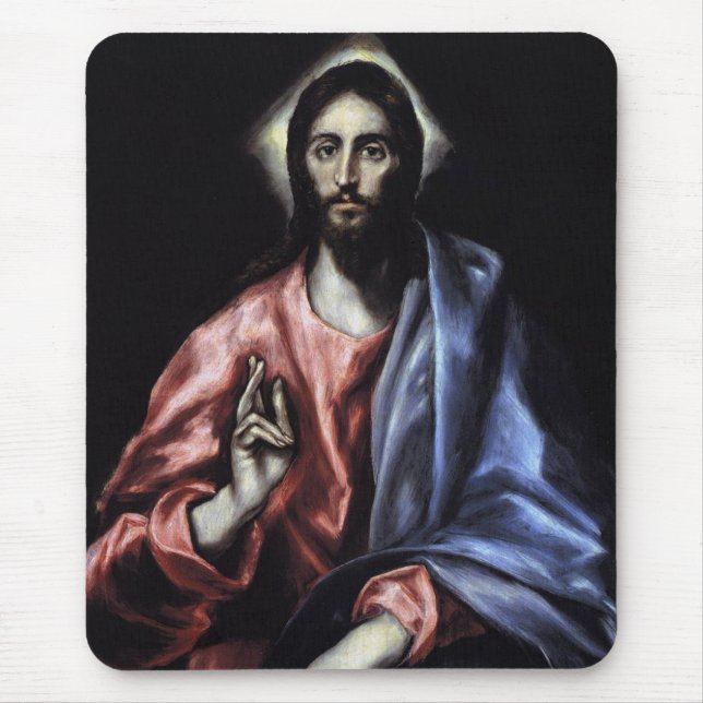 GLORY TO JESUS CHRIST MOUSE PAD (Front)