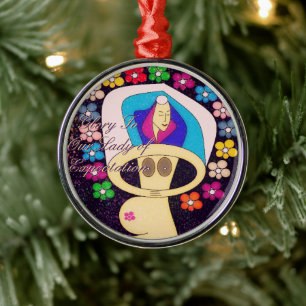 Glory to Our Lady of Expectation Metal Tree Decoration